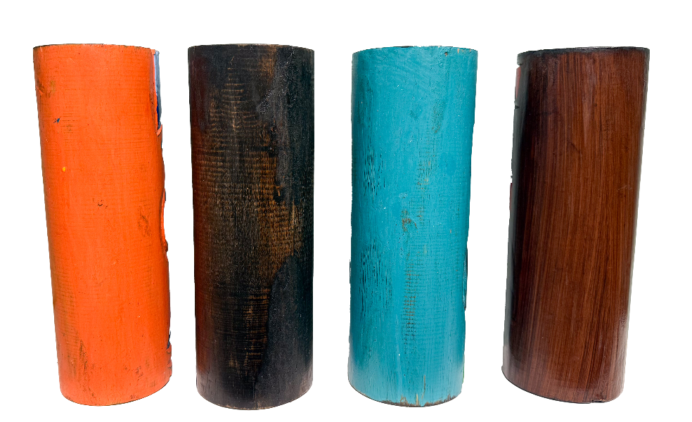 Wood Tiki Log Ornaments - Assorted 25cm
