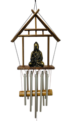 Buddha in Temple Bamboo Wind Chime