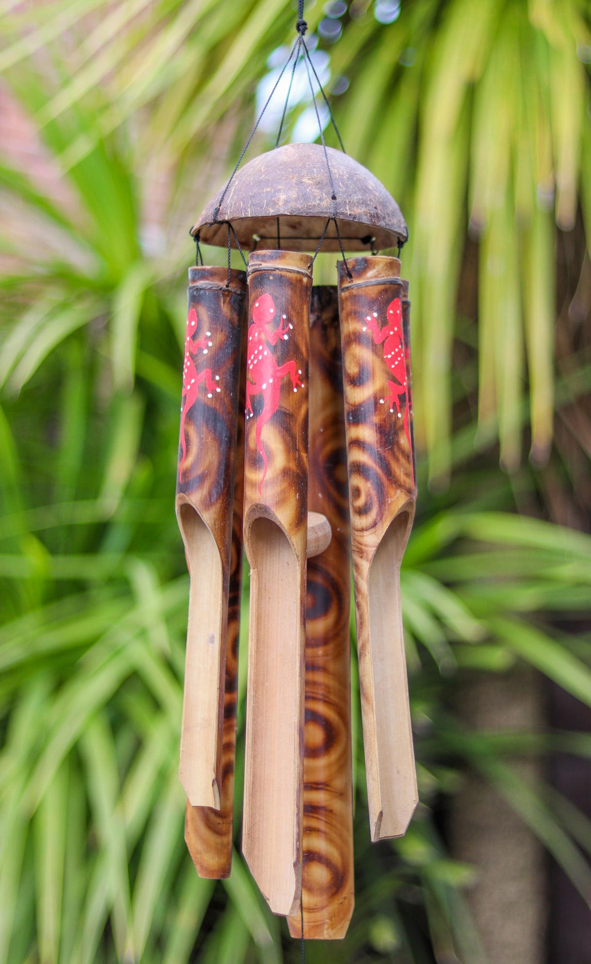 Burnt Bamboo Chime - Red Gecko