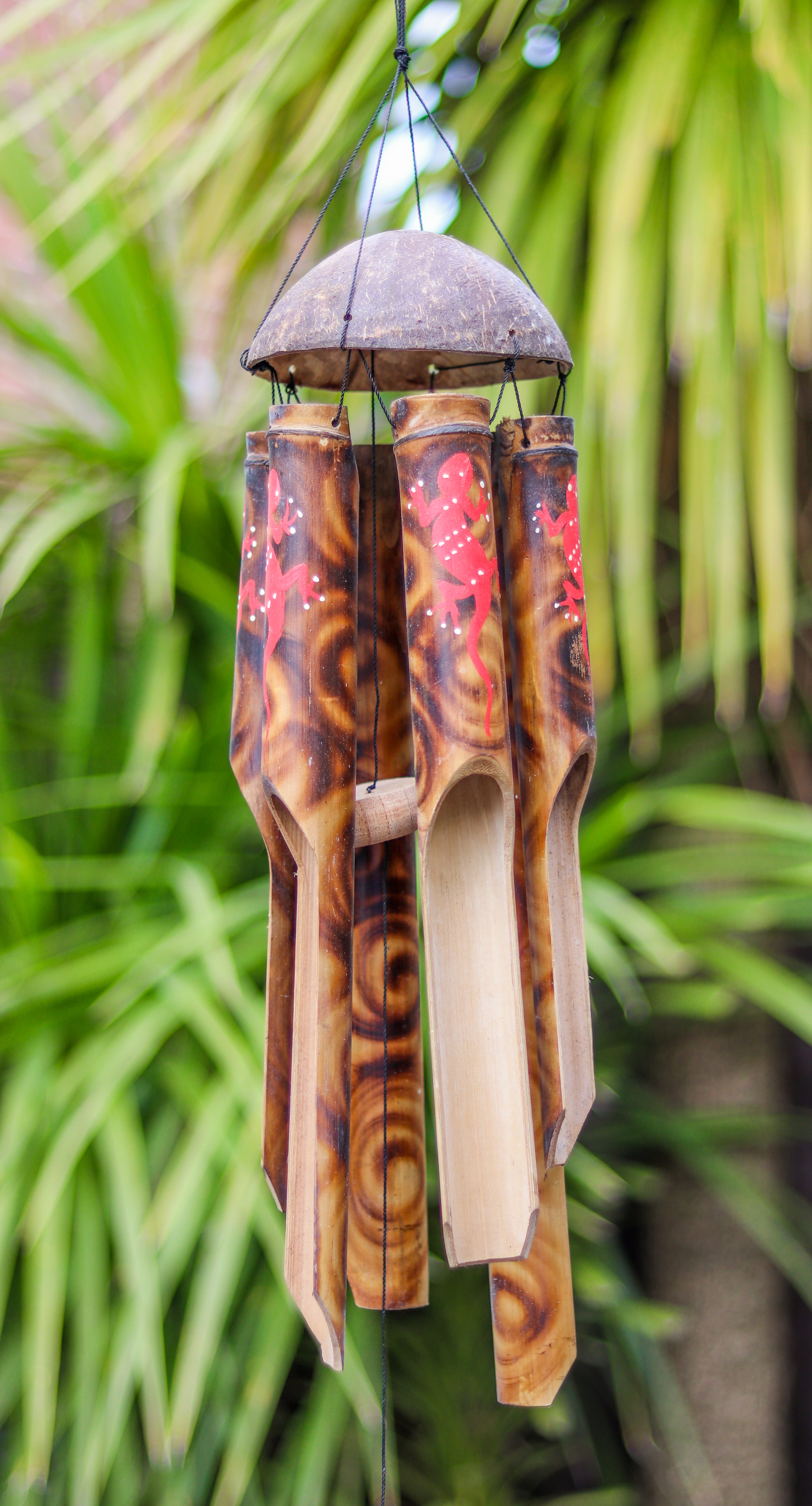 Burnt Bamboo Chime - Red Gecko
