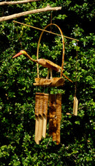 Bamboo & Coconut Crane Chime