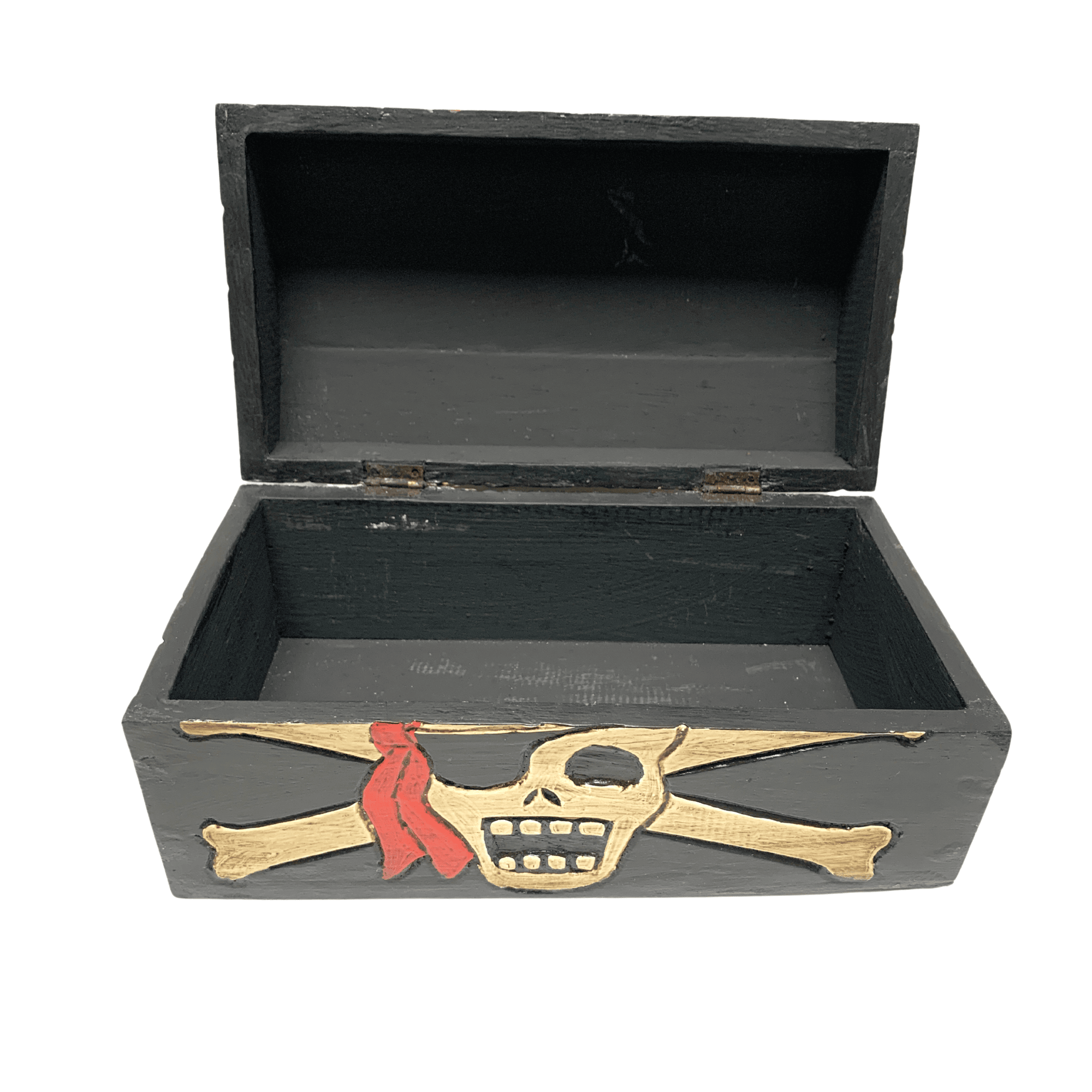 Wood Pirate Box Set of Three Small