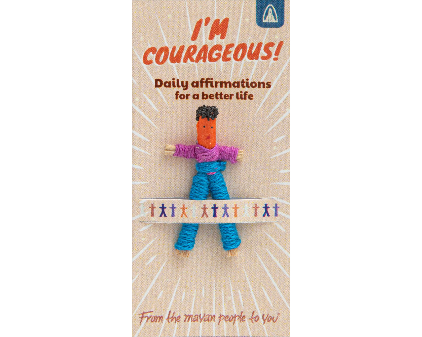 Personalised Worry Self Affirmations Mini Dolls