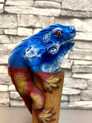 Iguana Incense Holder