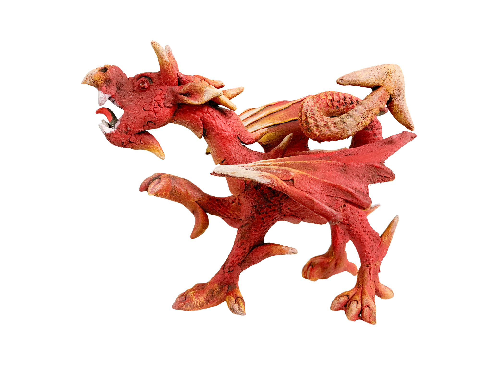 Red Standing Dragon
