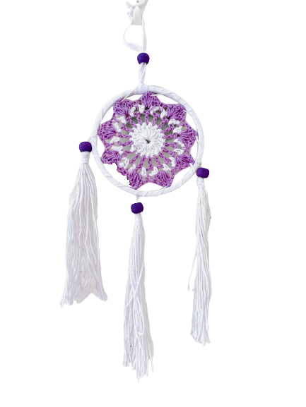 Dreamcatcher Crochet Purple Pastel - Various Sizes