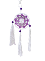 Dreamcatcher Crochet Purple Pastel - Various Sizes