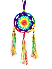 Crochet Dreamcatcher Rainbow - Various Sizes