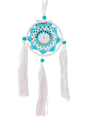 Dreamcatcher Crochet Turquoise Pastel - Various Sizes