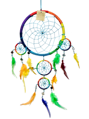 Rainbow Dreamcatcher with Mirror