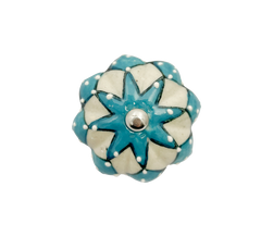 Blue & White Flower Ceramic Door Knobs - Assorted Designs