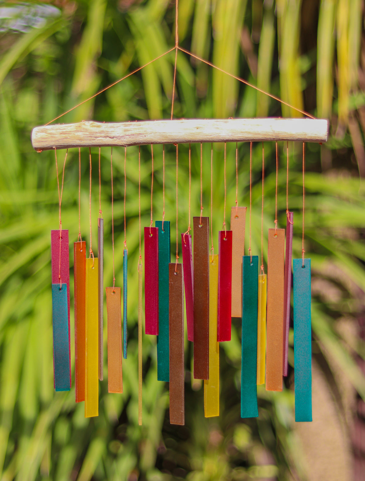 Glass Windchime 'Simple Rectangle' - Assorted