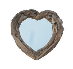 Heart Driftwood Mirror - Various Sizes