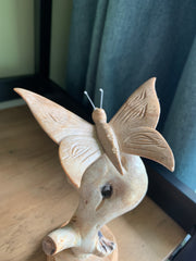 Parasite Wood Butterfly Statue