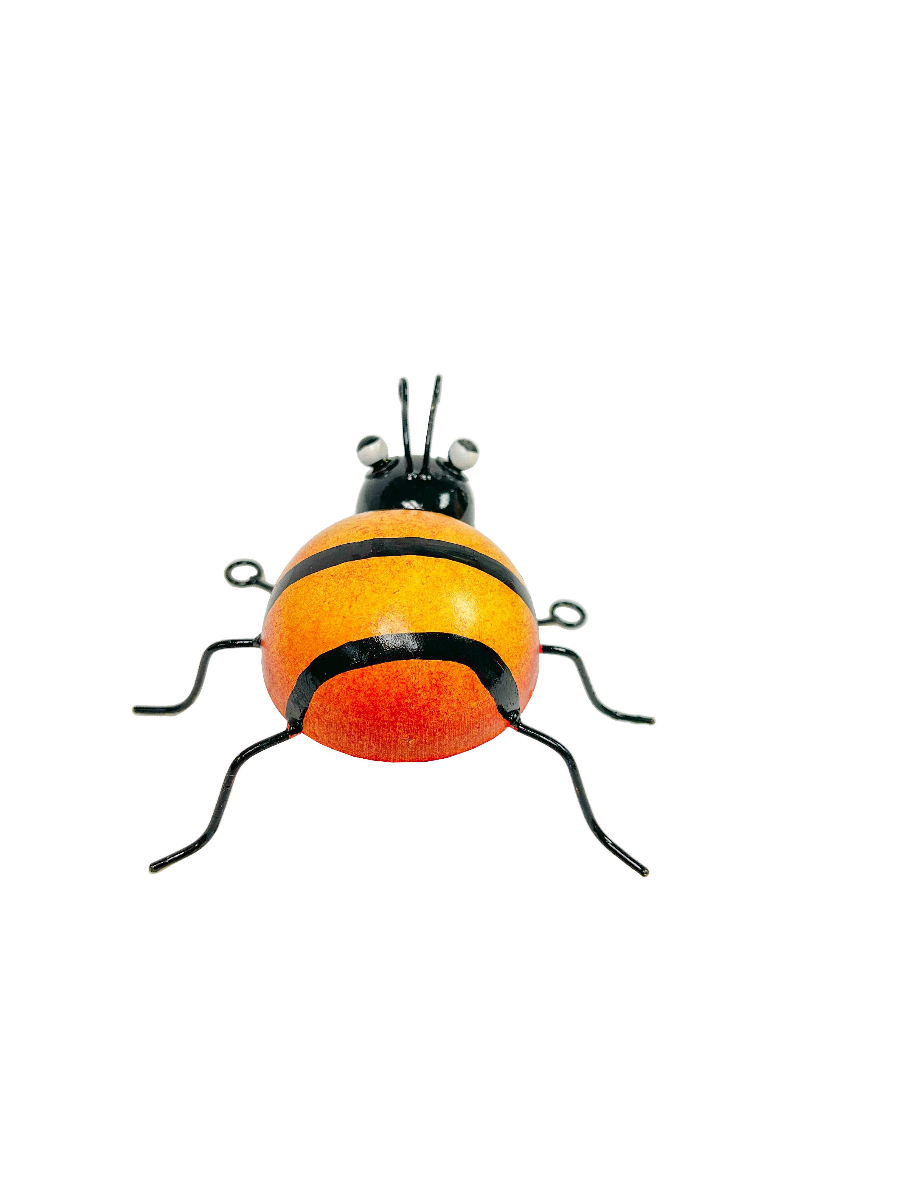 Painted Metal Bee Ball