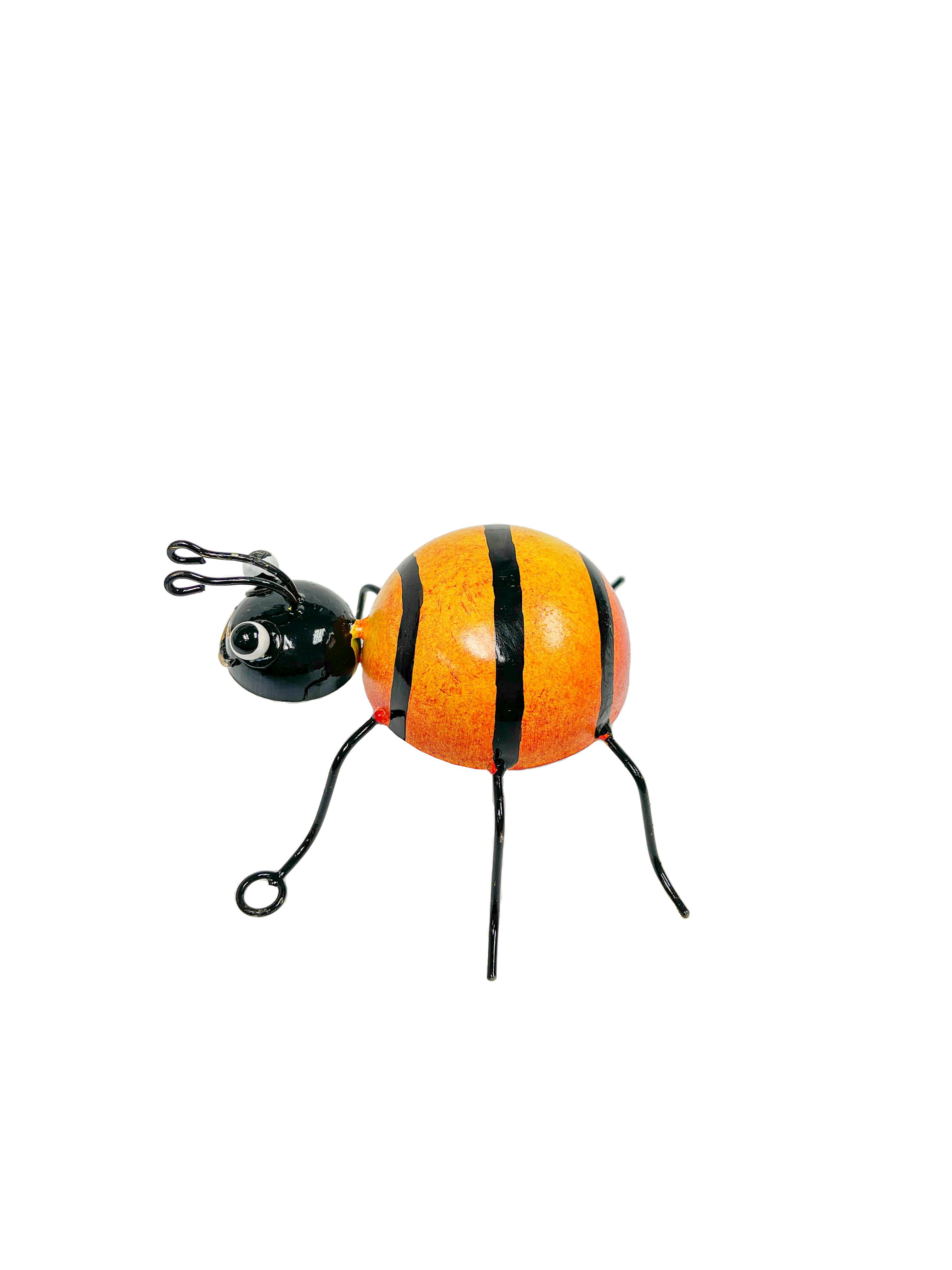 Painted Metal Bee Ball