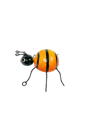 Painted Metal Bee Ball