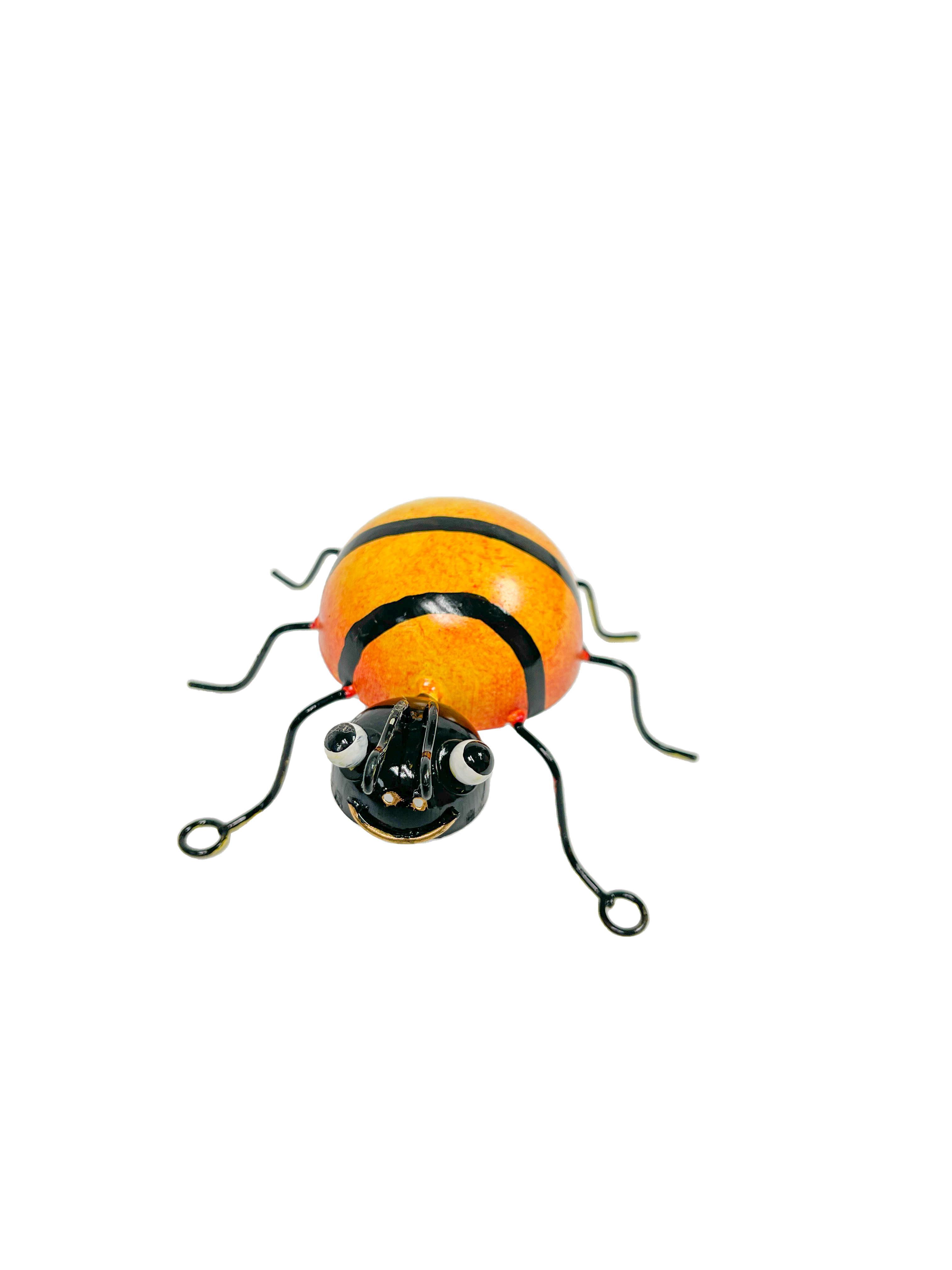 Painted Metal Bee Ball