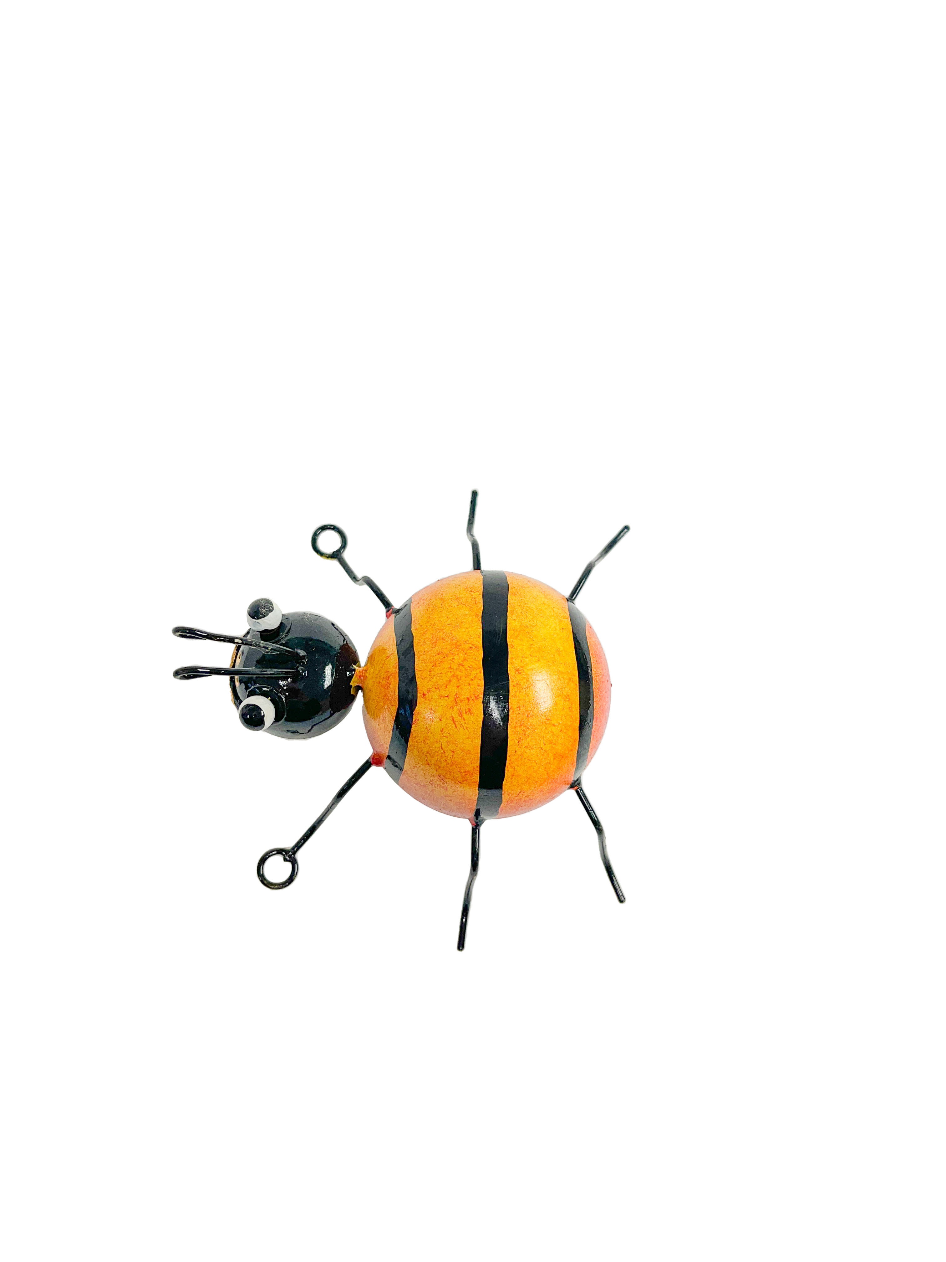 Painted Metal Bee Ball