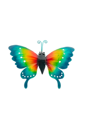 Painted Metal Butterfly - Assorted Colours