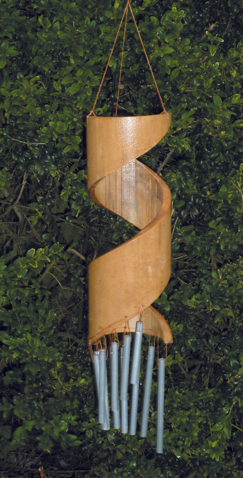 Bamboo Spiral Chime - Natural