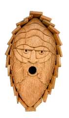 Wood Greenman Birdhouse Large