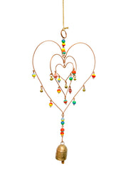 Heart Spinner Iron Wind Chime