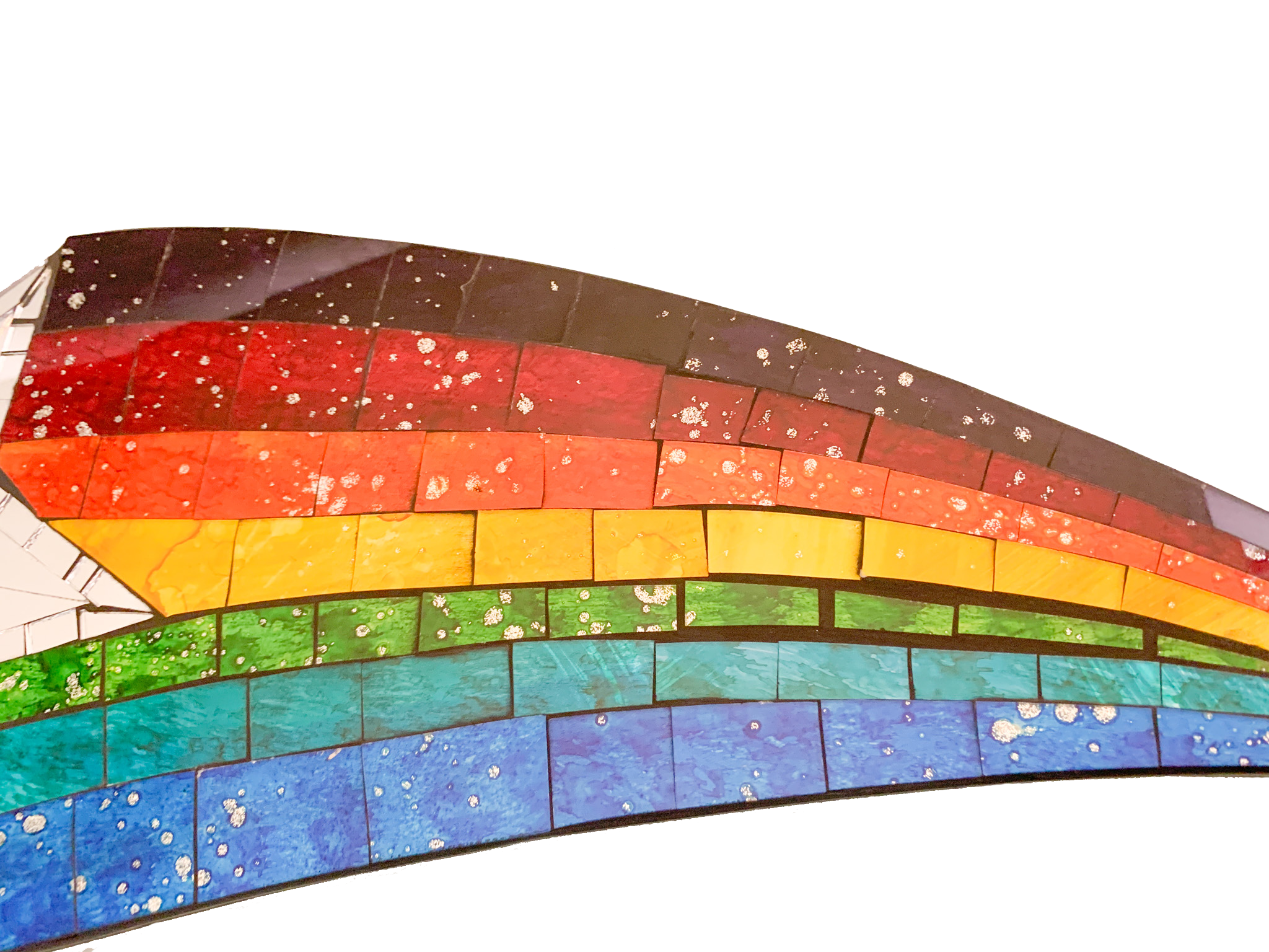 Mosaic Wall Plaque Shooting Star