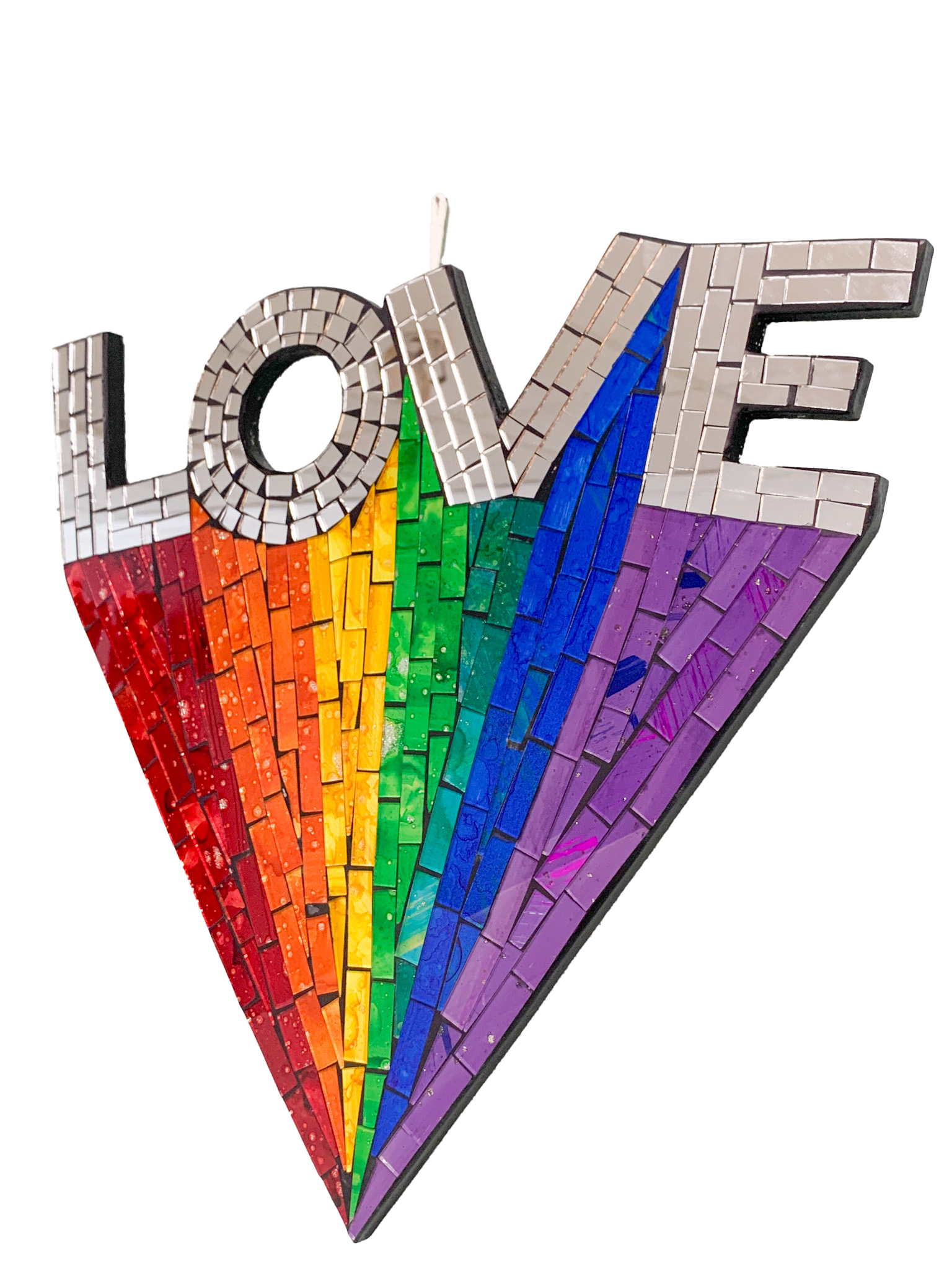 Mosaic Wall Plaque Love