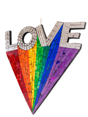 Mosaic Wall Plaque Love