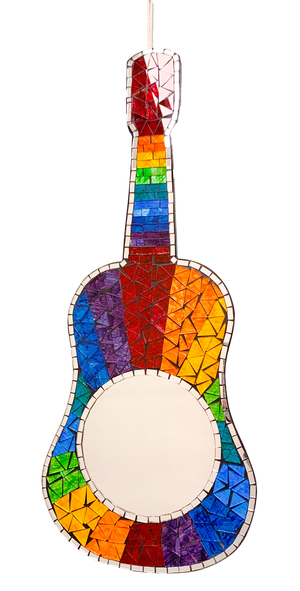 Mosaic Mirror Rainbow Guitar