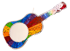 Mosaic Mirror Rainbow Guitar