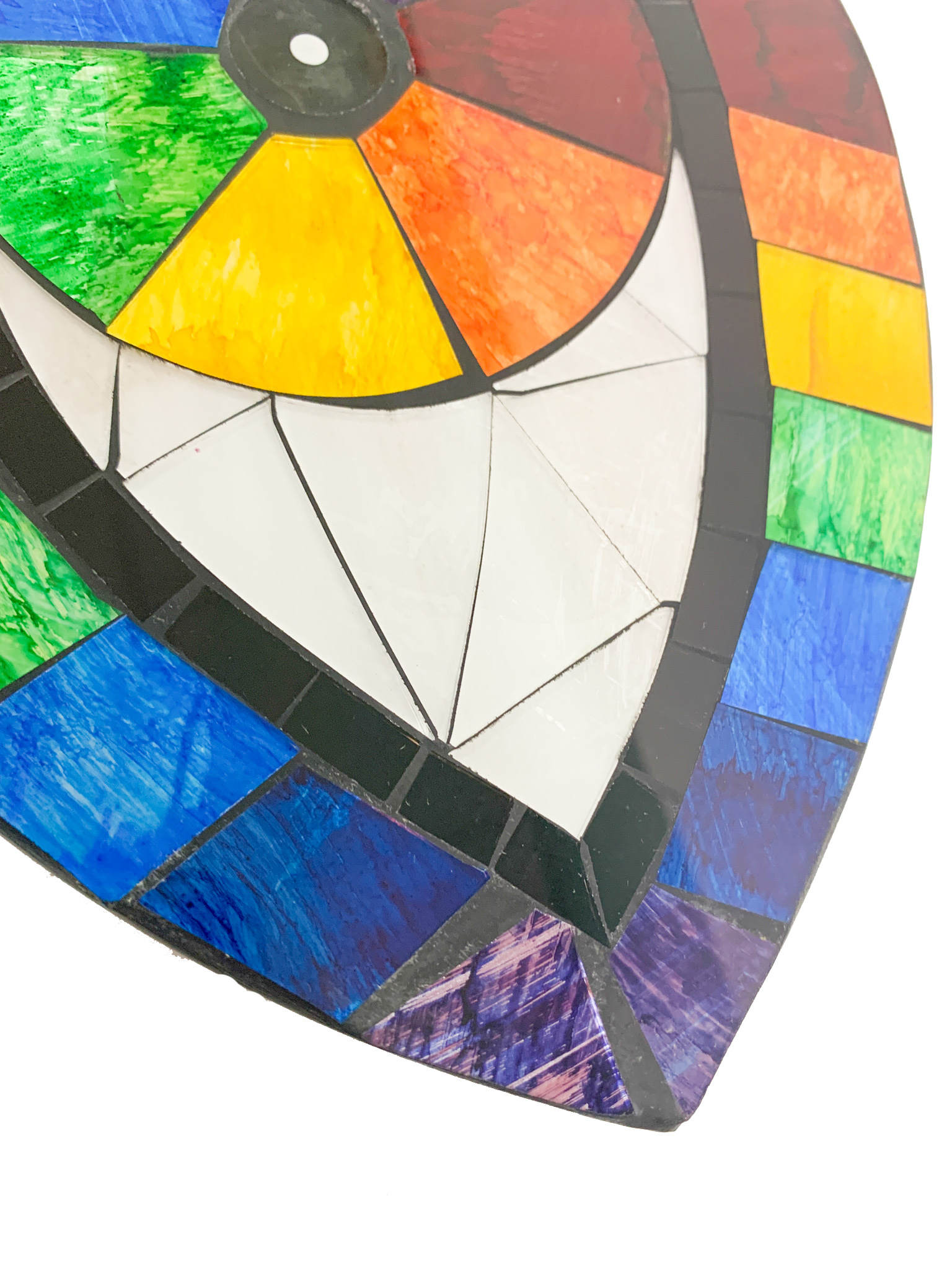 Mosaic Wall Plaque Rainbow Third Eye