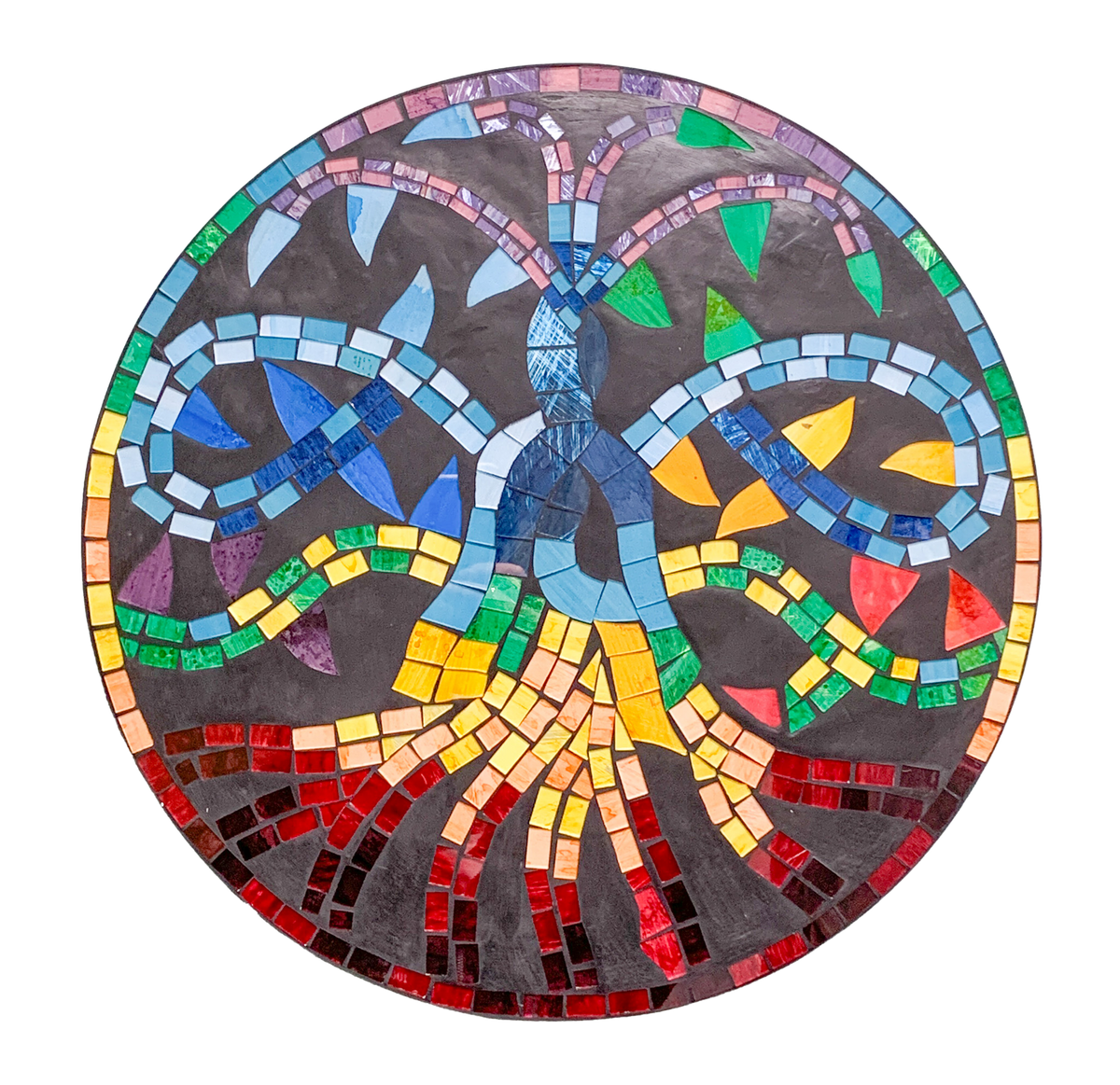 Mosaic Meditation Wall Plaque