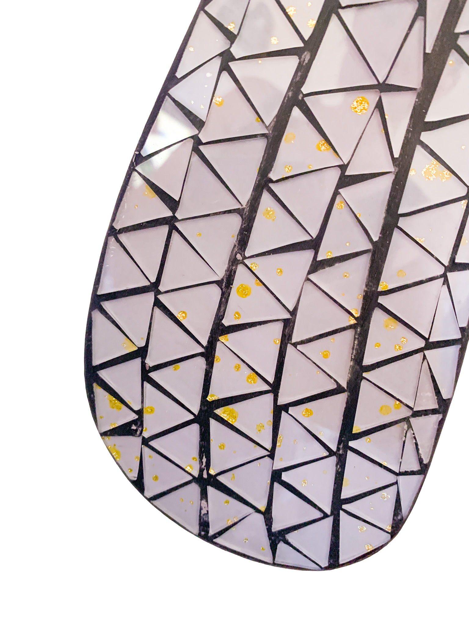 Mosaic Wall Plaque Red and White Mushroom