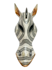 Zebra Mask White - Various Sizes