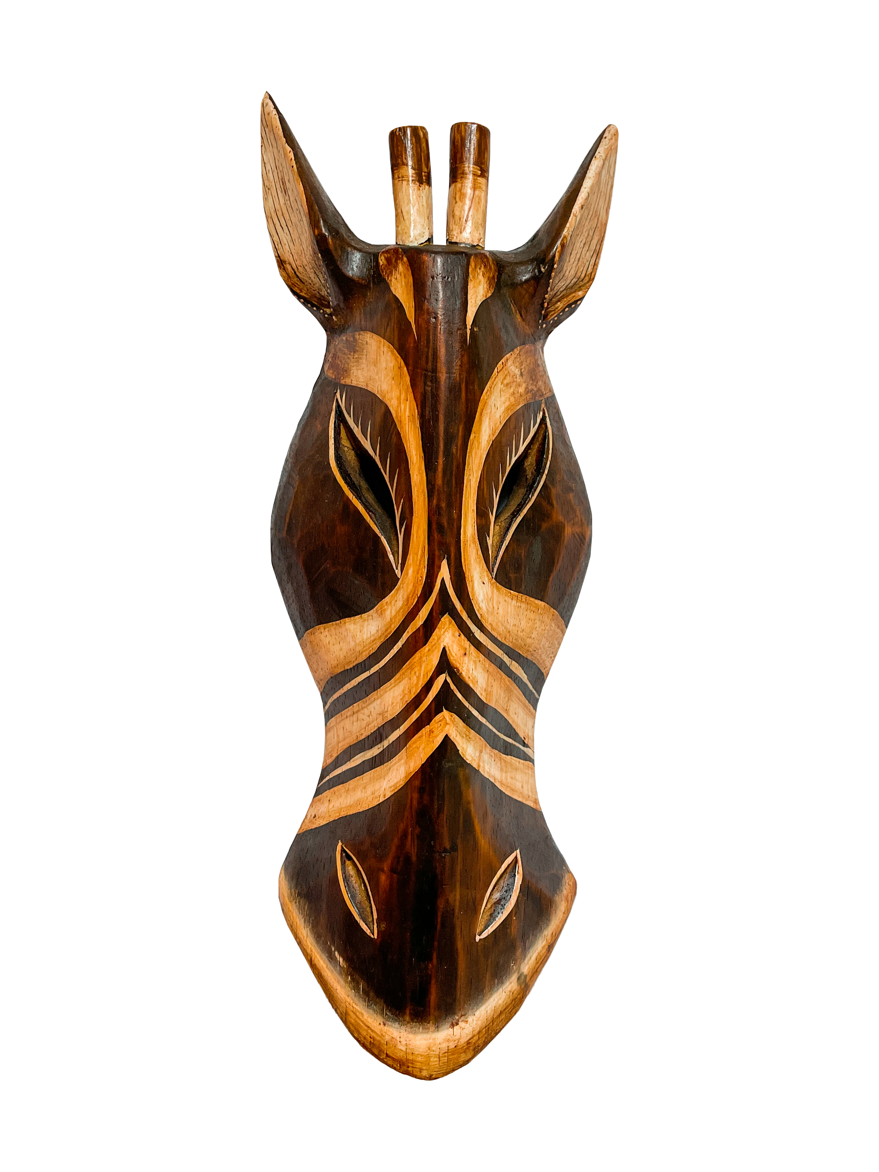 Brown Zebra Mask - Various Sizes