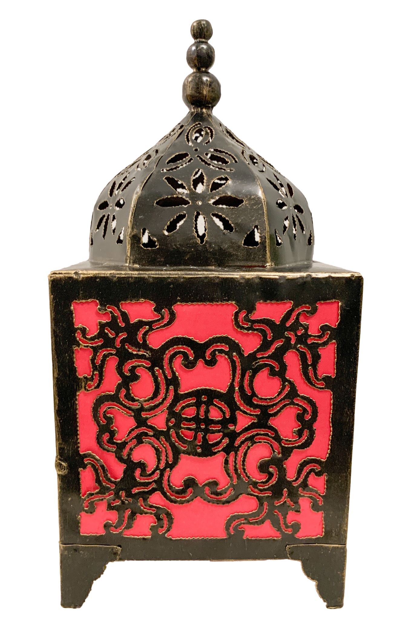 Moroccan Style Lamp Square Pink