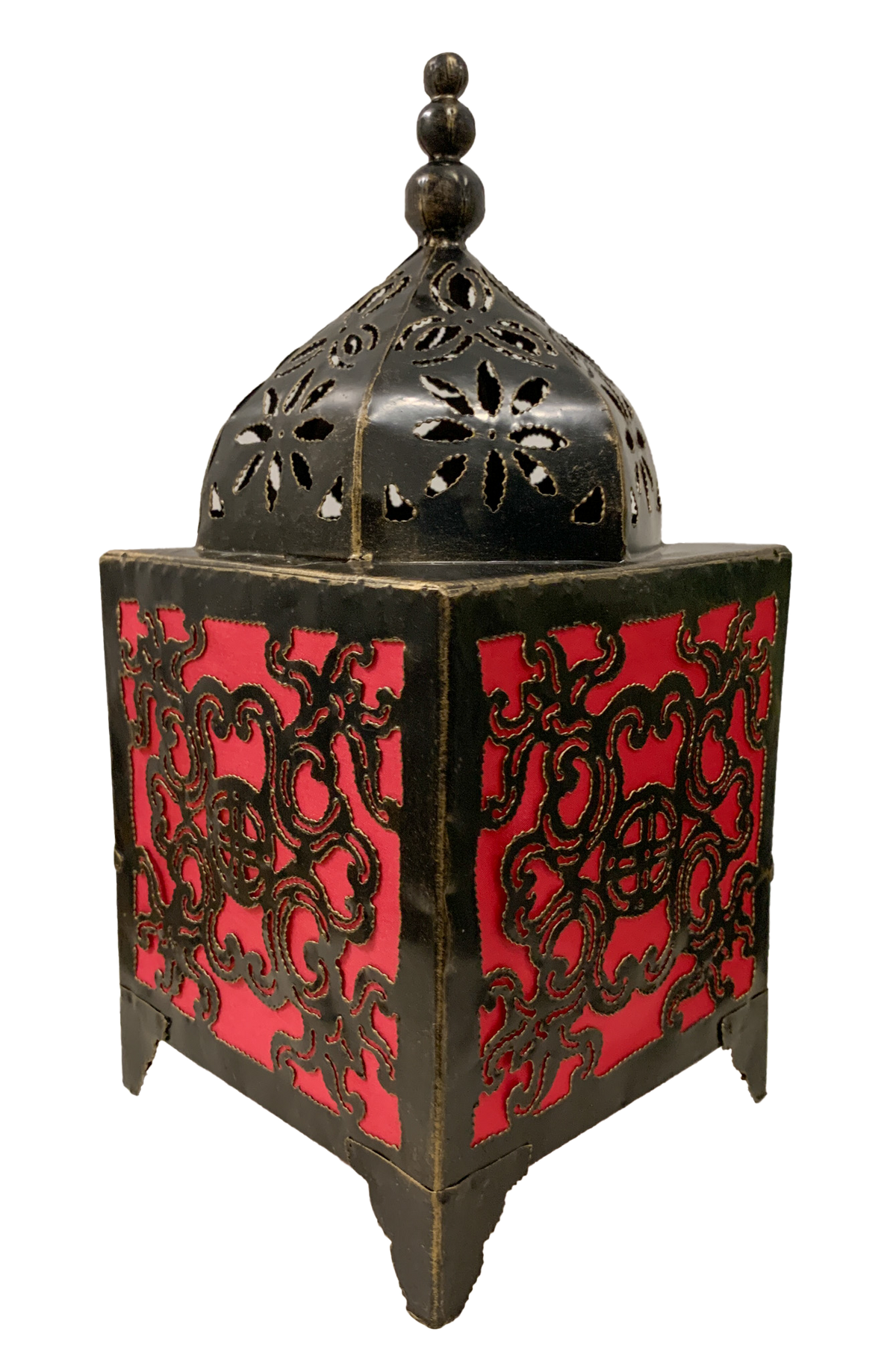 Moroccan Style Lamp Square Pink