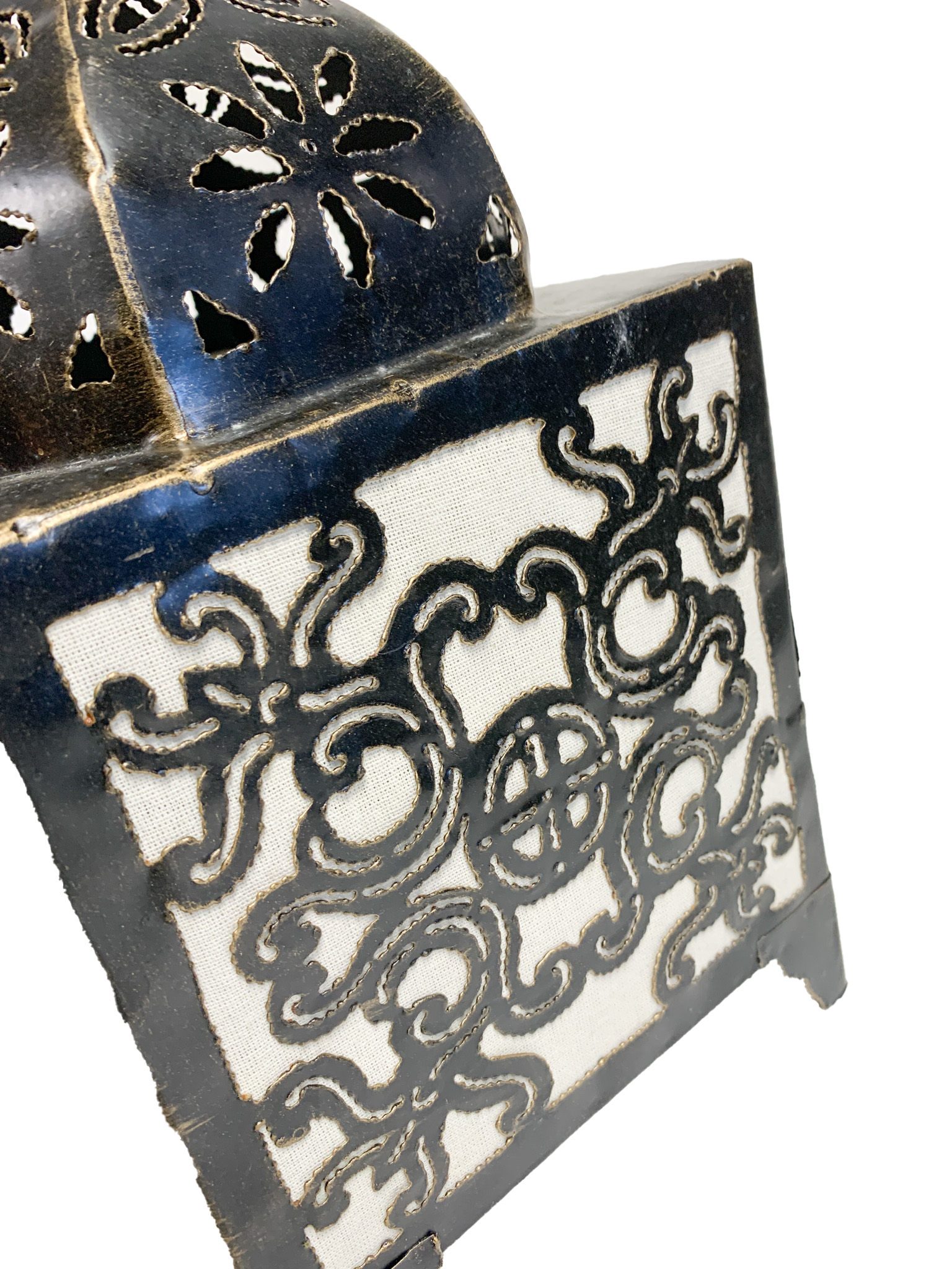 Moroccan Style Lamp Square White