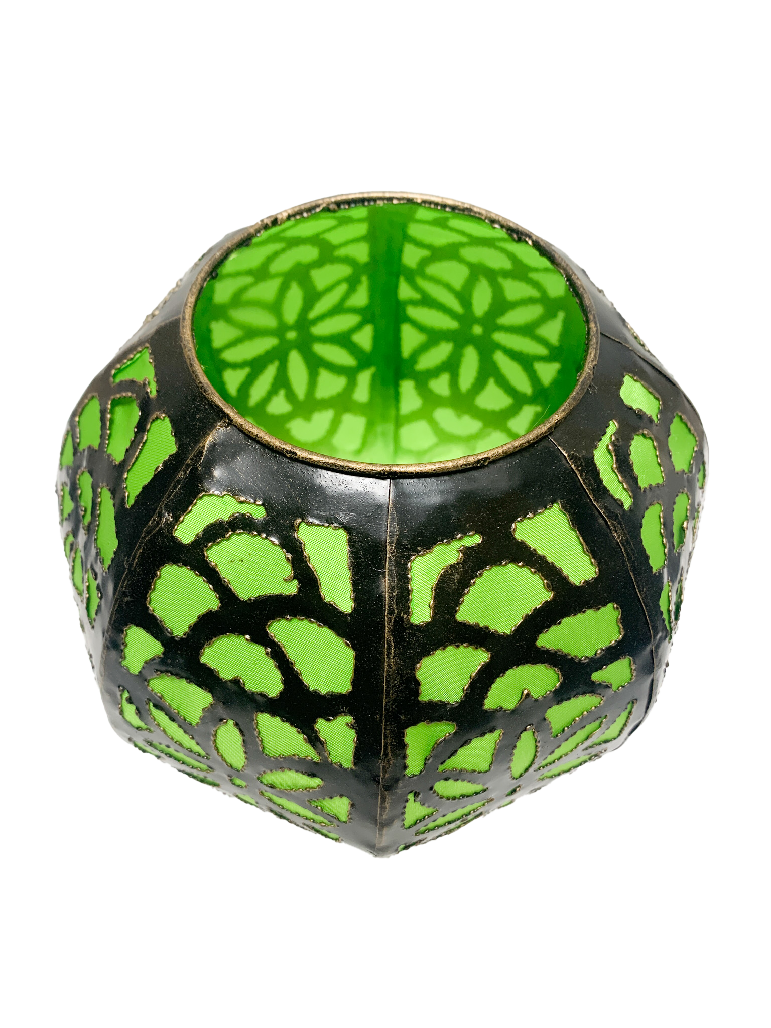 Moroccan Style Lamp Sphere Green