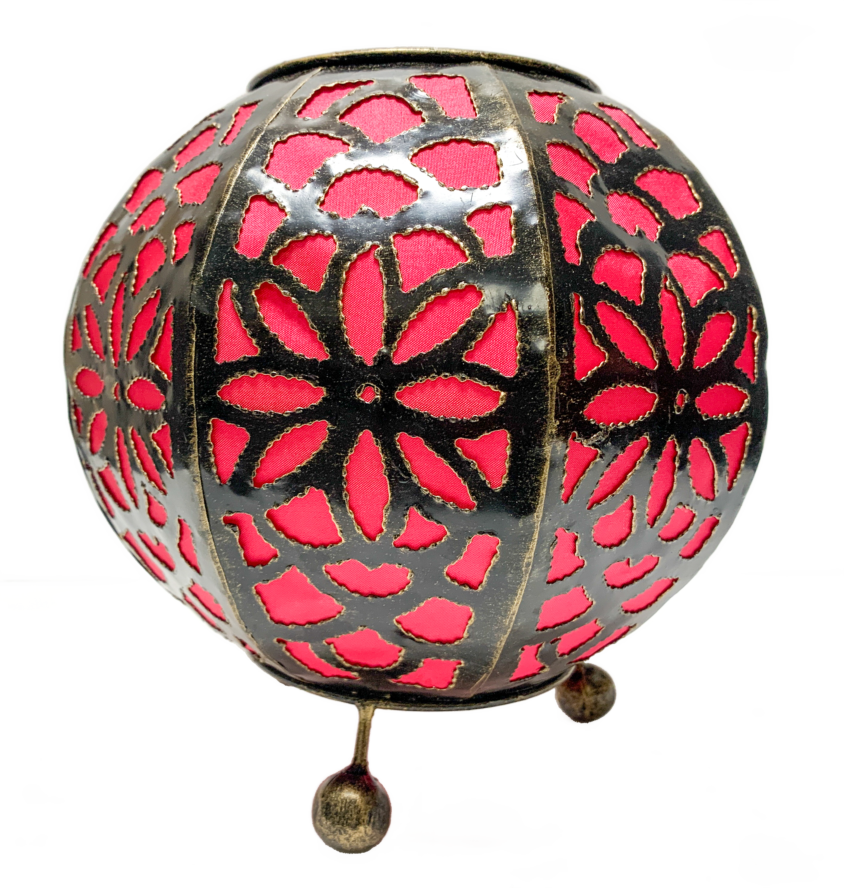 Moroccan Style Lamp Sphere Pink