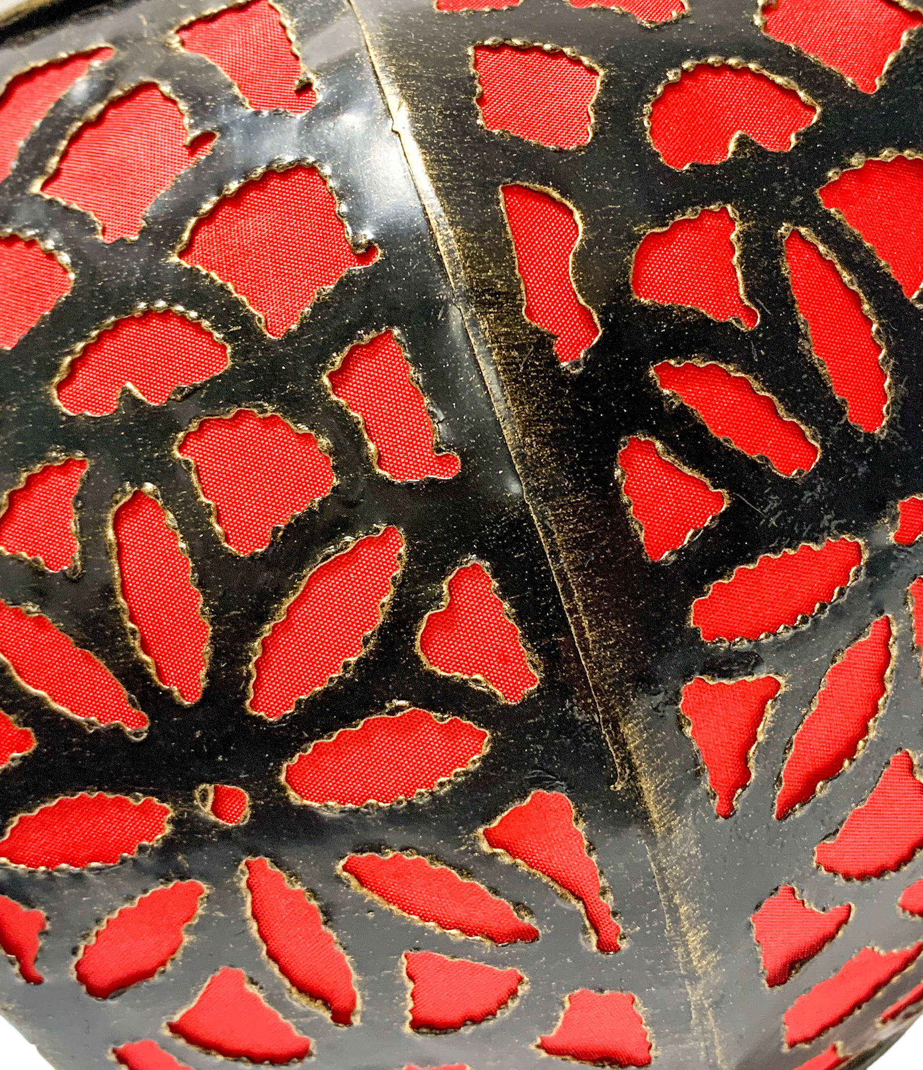 Moroccan Style Lamp Sphere Red