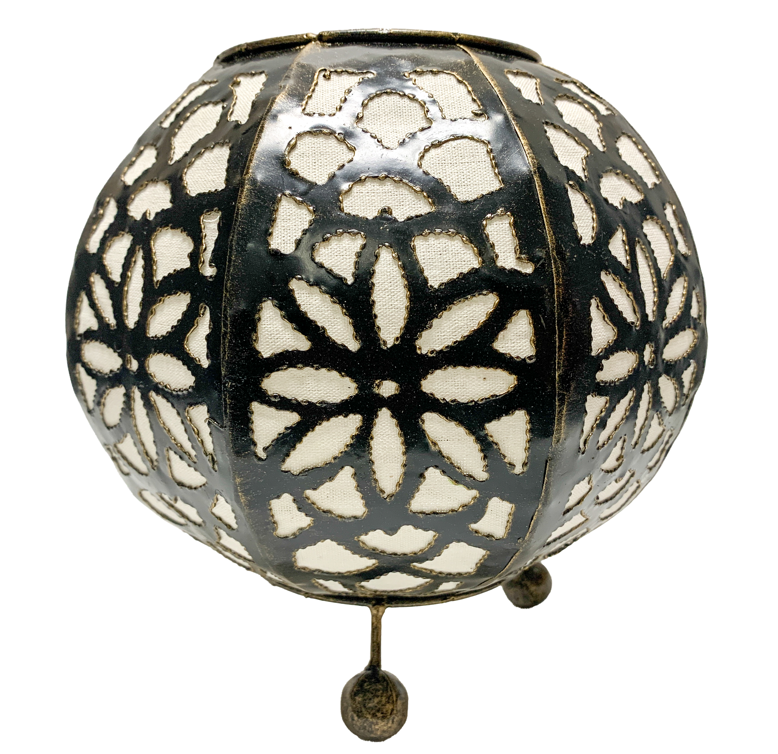 Moroccan Style Lamp Sphere White