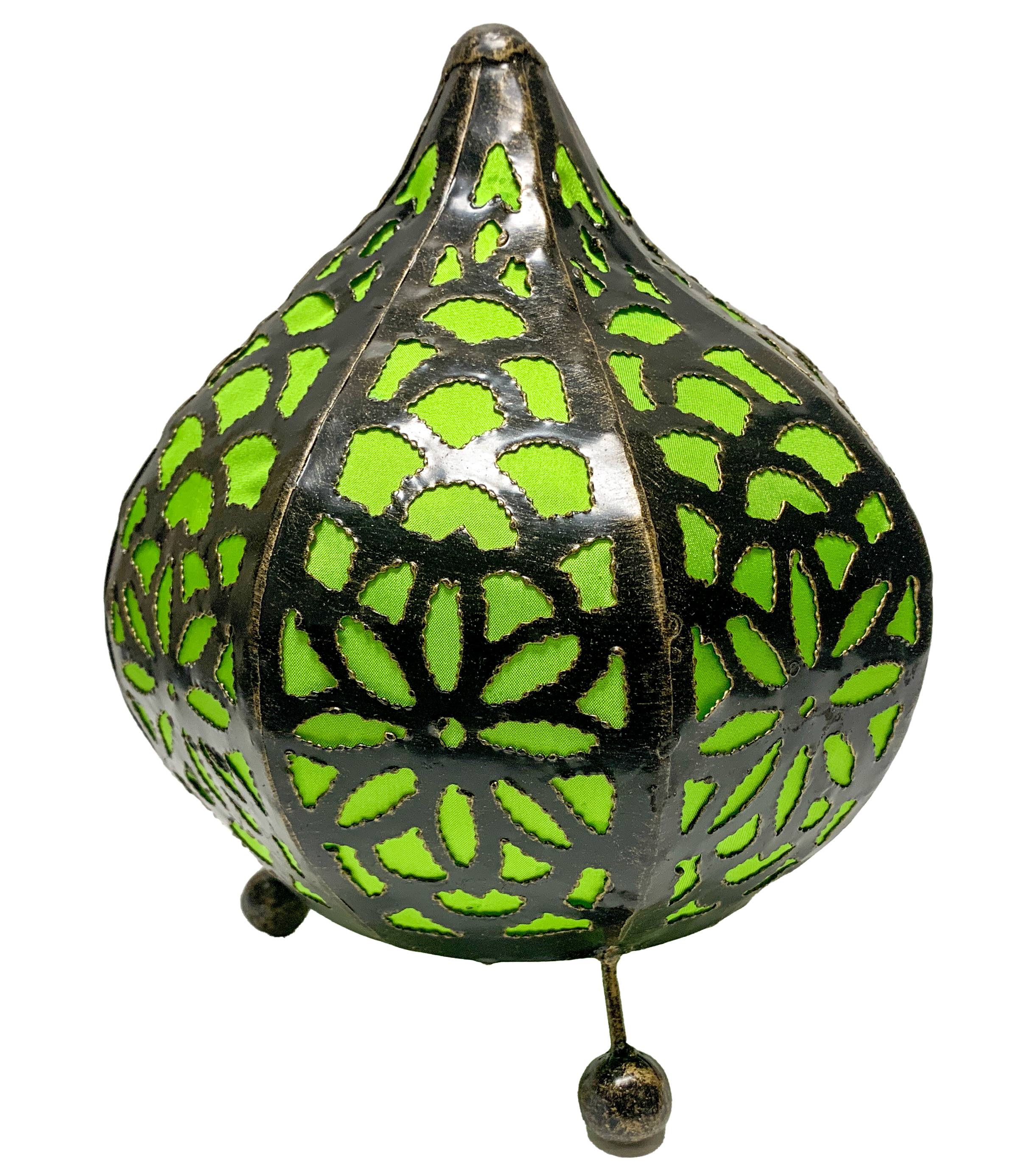 Moroccan Lamp with Top Green