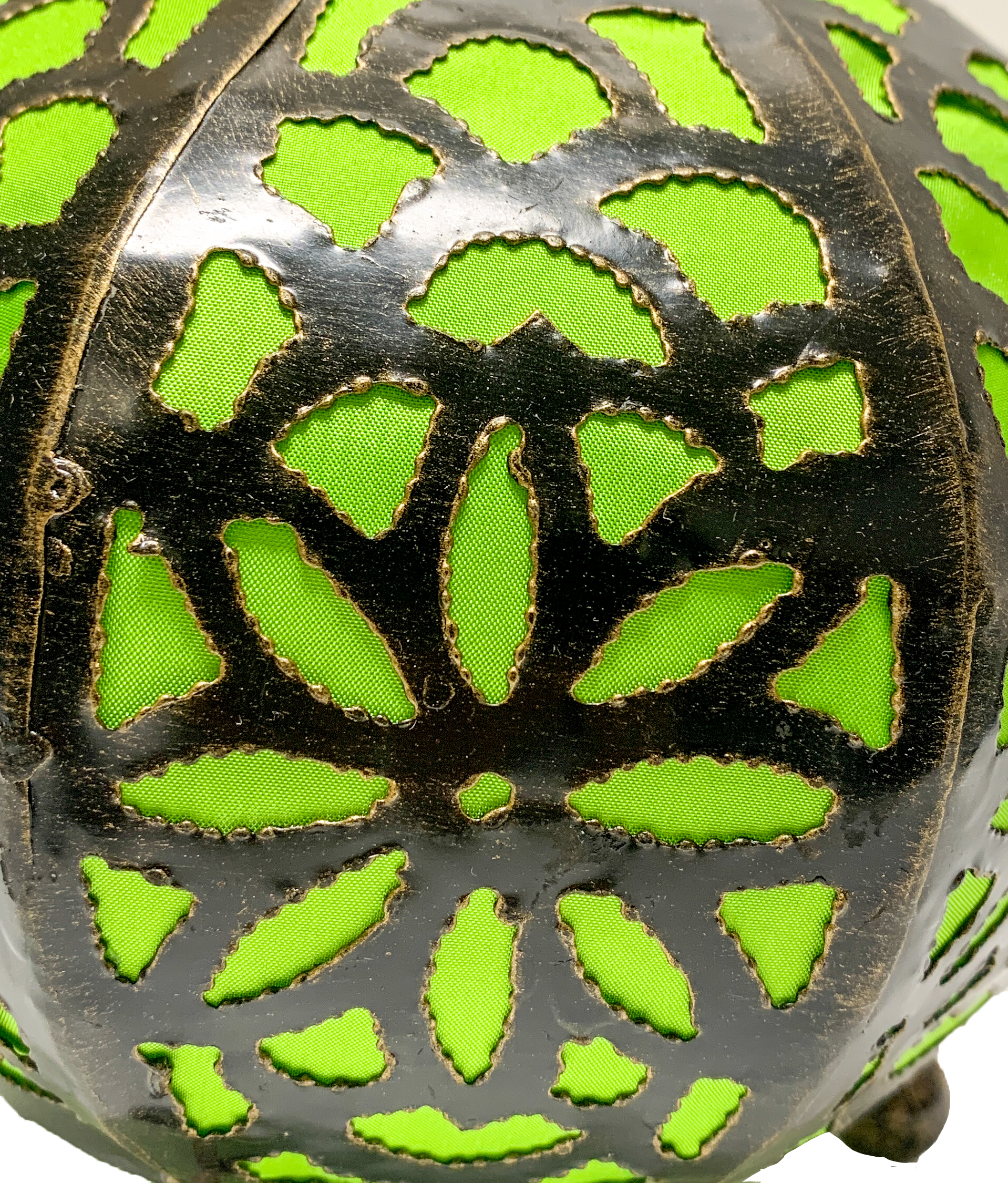Moroccan Lamp with Top Green