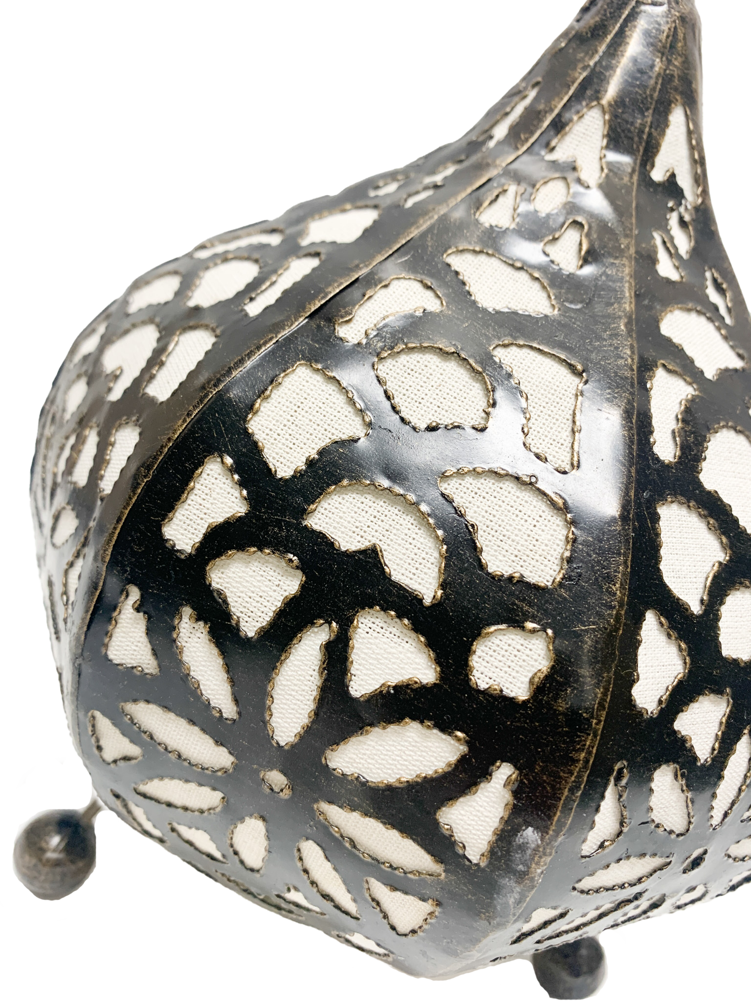 Moroccan Lamp with Top White