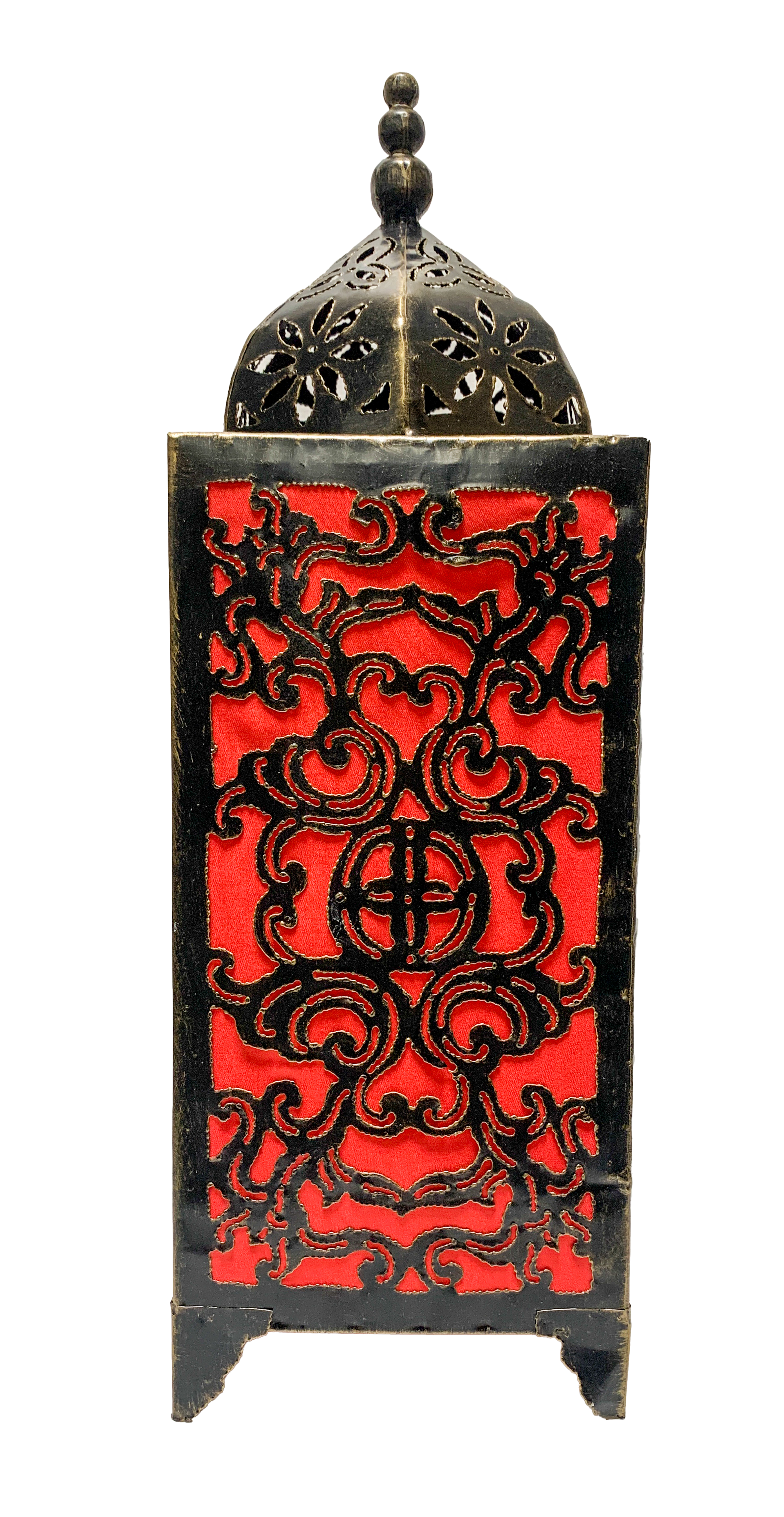 Moroccan Style Lamp Red 52cm