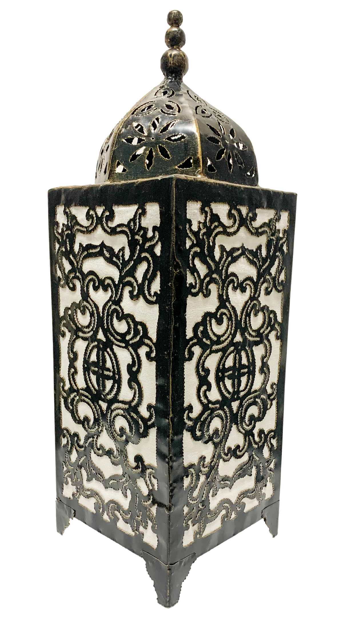 Moroccan Style Lamp White 52cm
