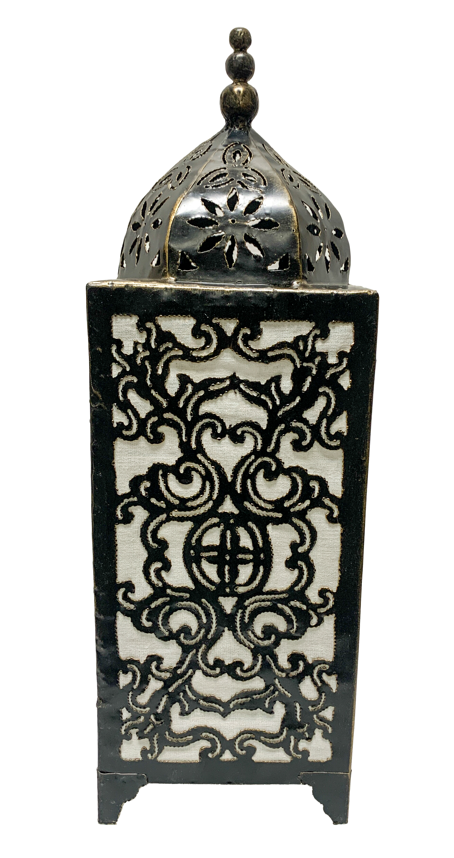 Moroccan Style Lamp White 52cm